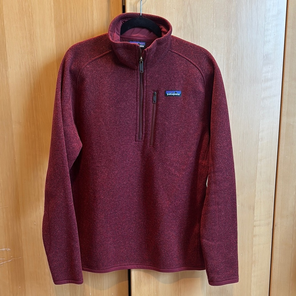 Patagonia Red Better Sweatee Fleece Pullover